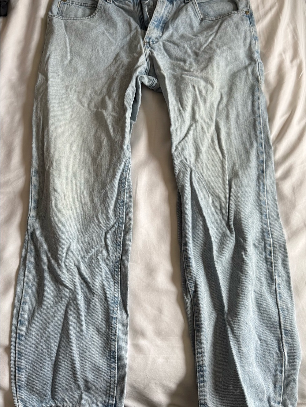 Vintage L.L.Bean Light Wash Denim Jeans – Made in USA – 34x30